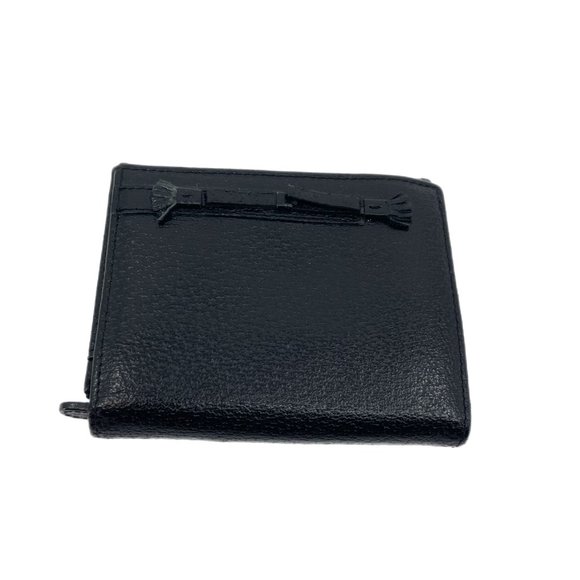 Unknown Handbags - Black Amya Hindmarch Leather Card Wallet | Perfect for Any Occasion